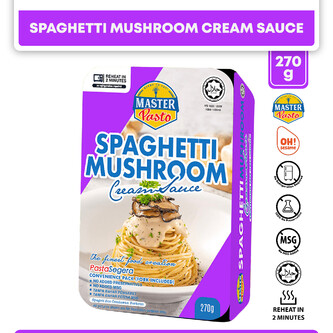 Master Pasto Spaghetti Mushroom soup cream sauce (HALAL)